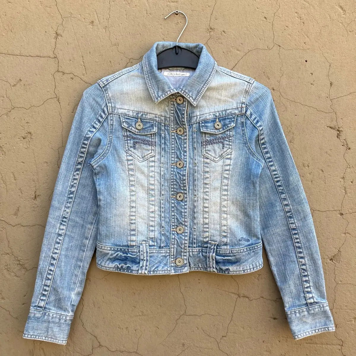 s.Oliver Light Wash Denim Jacket