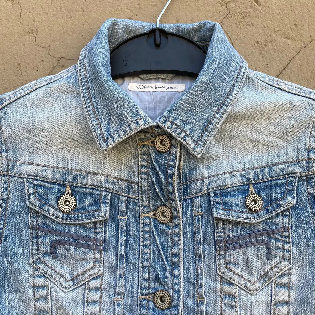 s.Oliver Light Wash Denim Jacket