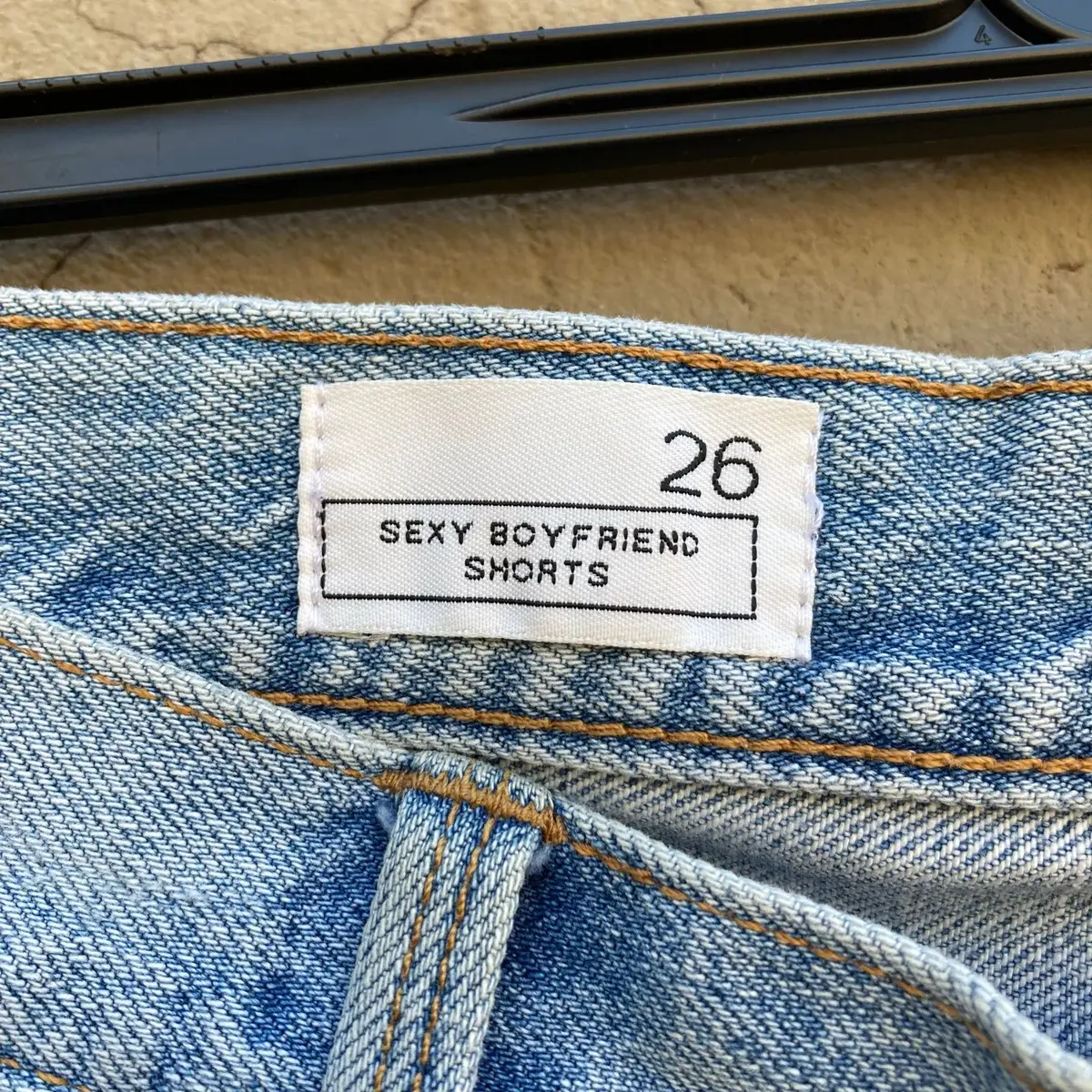 Gap 1969 Sexy Boyfriend Denim Shorts Light Blue Size 26