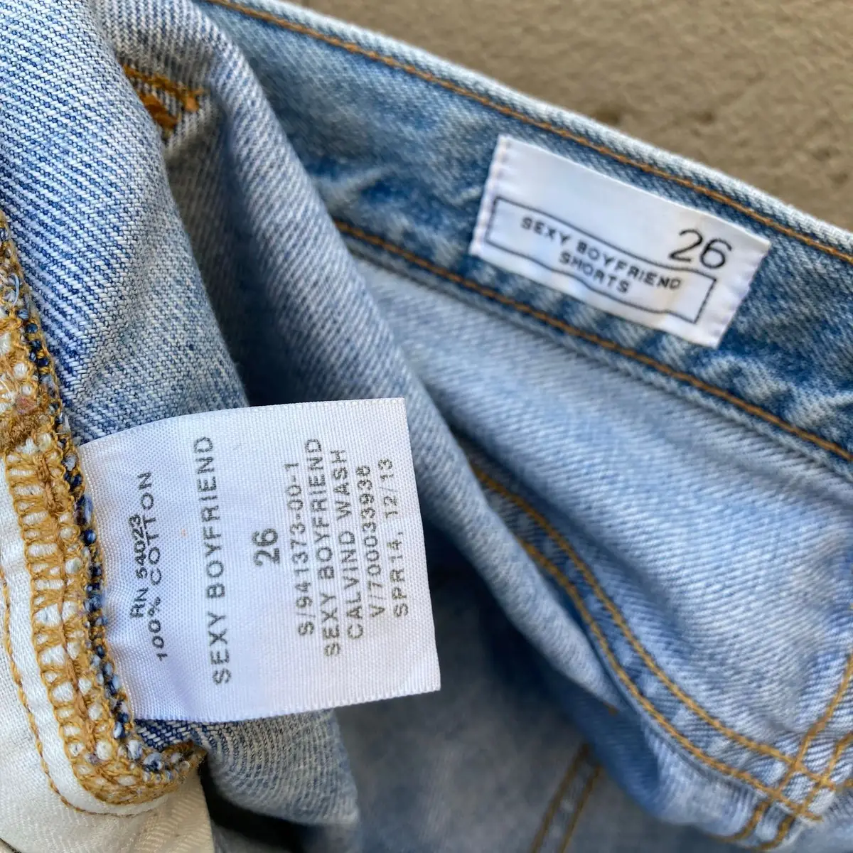 Gap 1969 Sexy Boyfriend Denim Shorts Light Blue Size 26