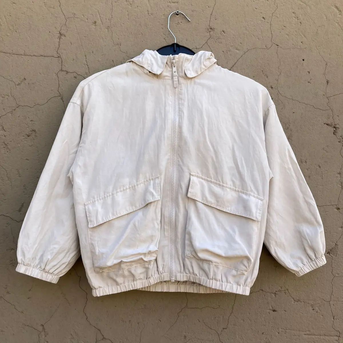 H&M Kids Beige Hooded Utility Jacket