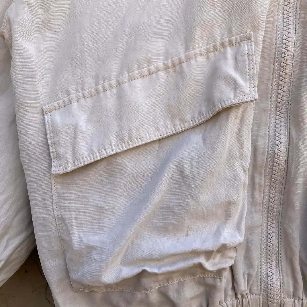 H&M Kids Beige Hooded Utility Jacket