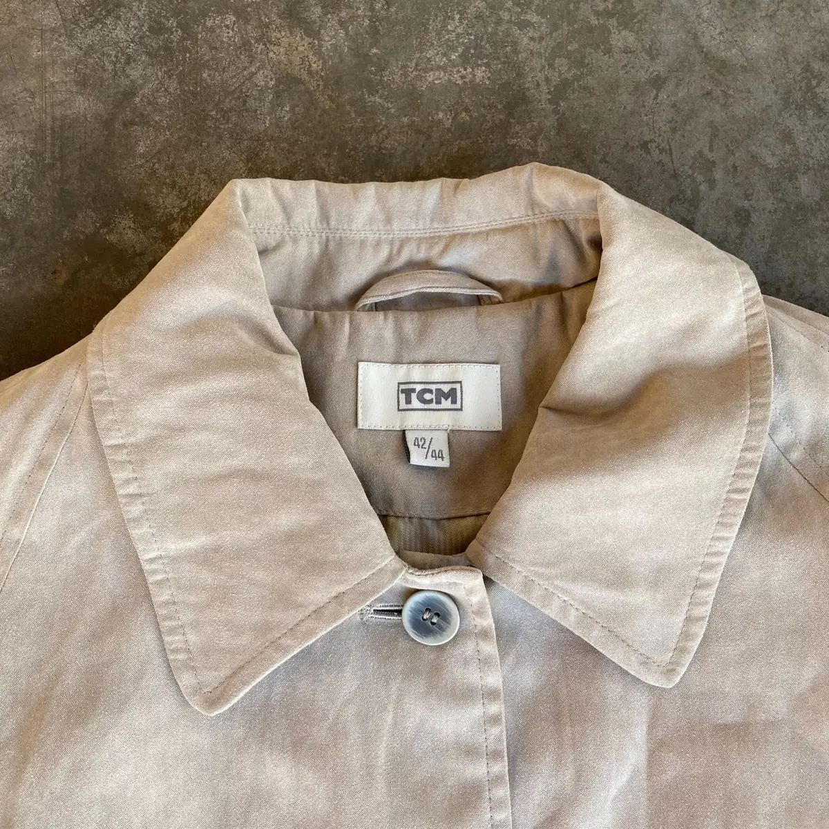 TCM Beige Button-Up Coat