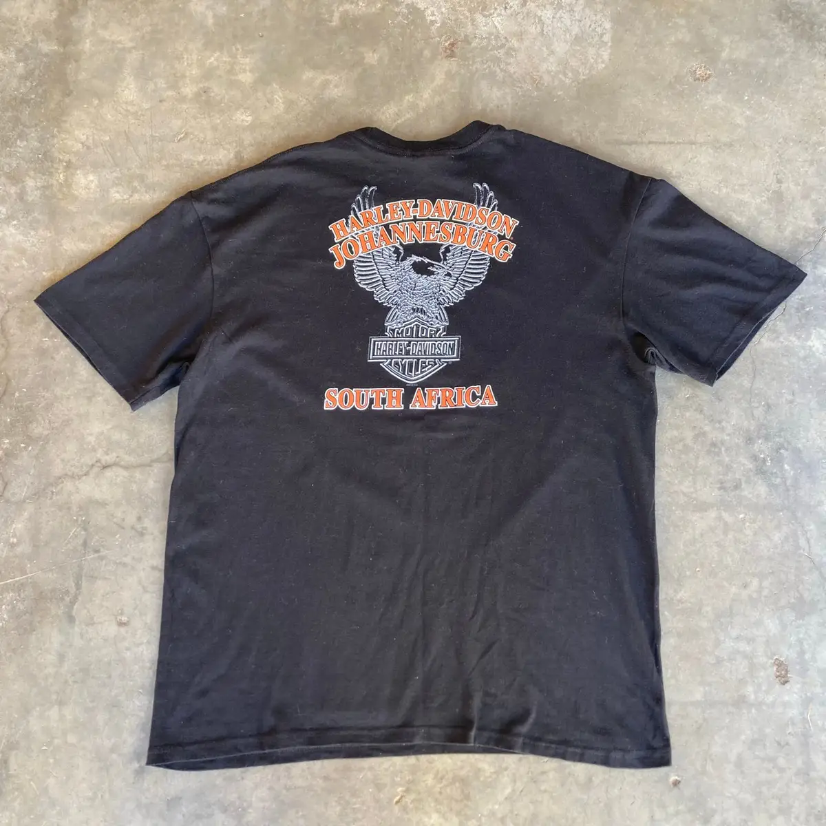 Harley-Davidson Black Flame Eagle T-Shirt