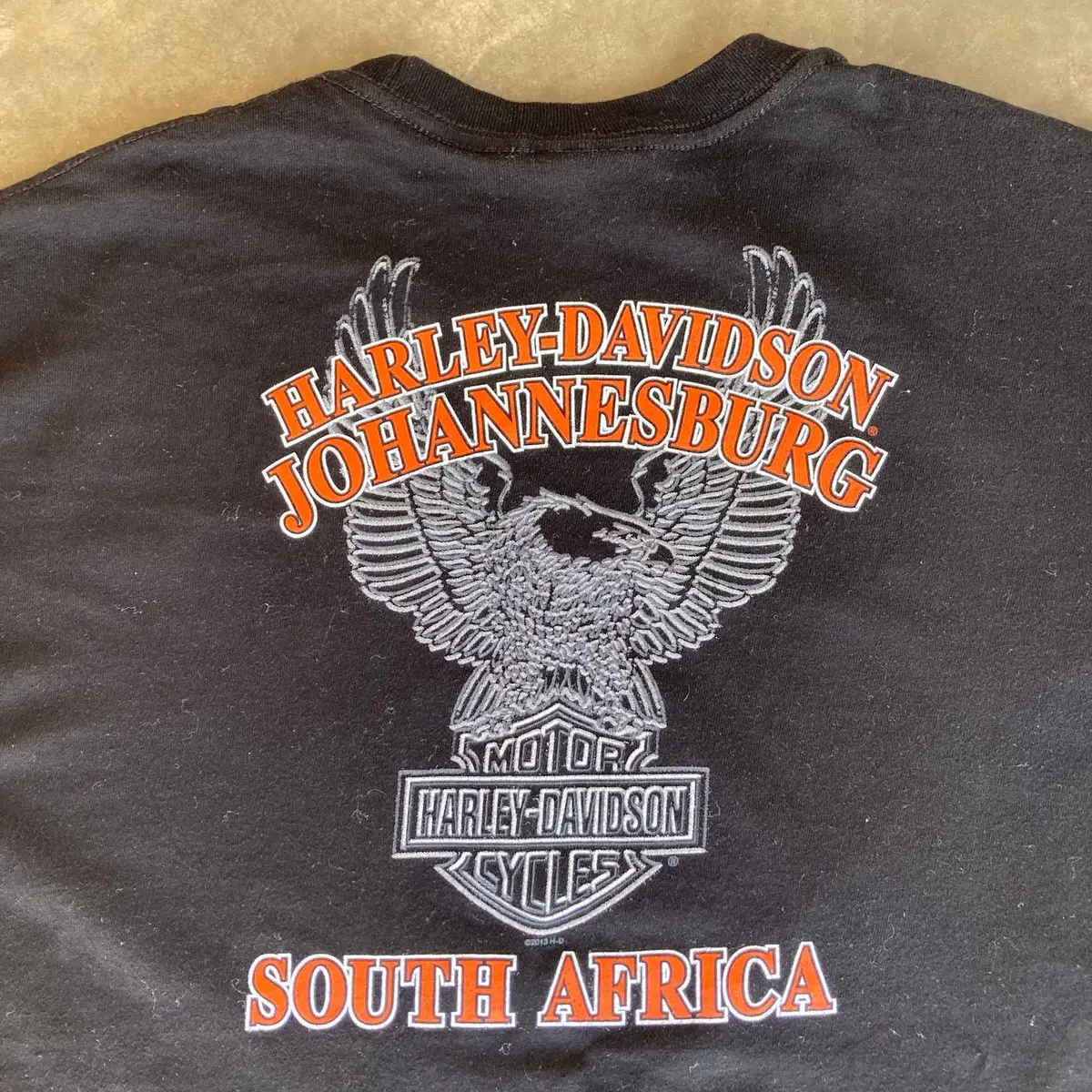 Harley-Davidson Black Flame Eagle T-Shirt