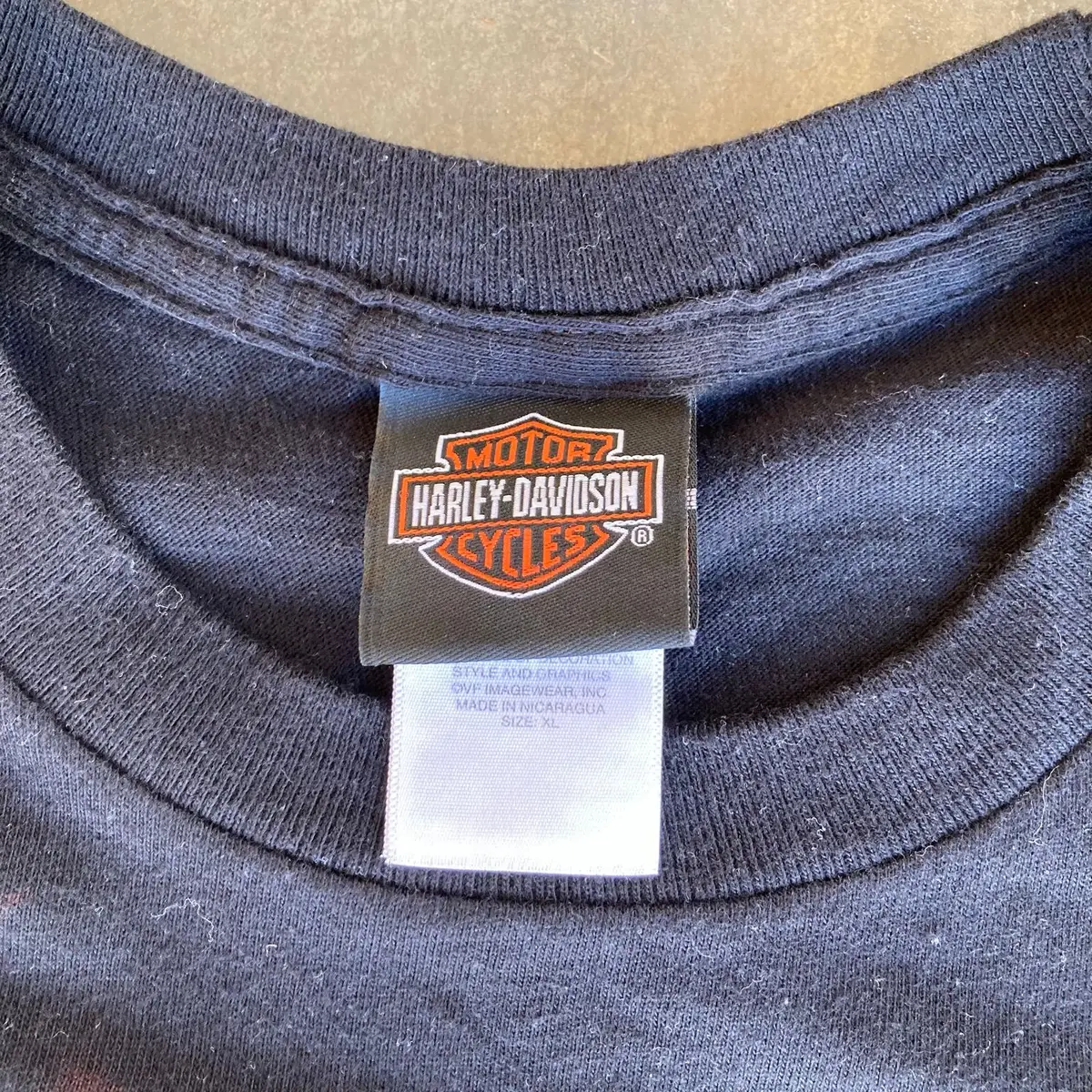 Harley-Davidson Black Flame Eagle T-Shirt