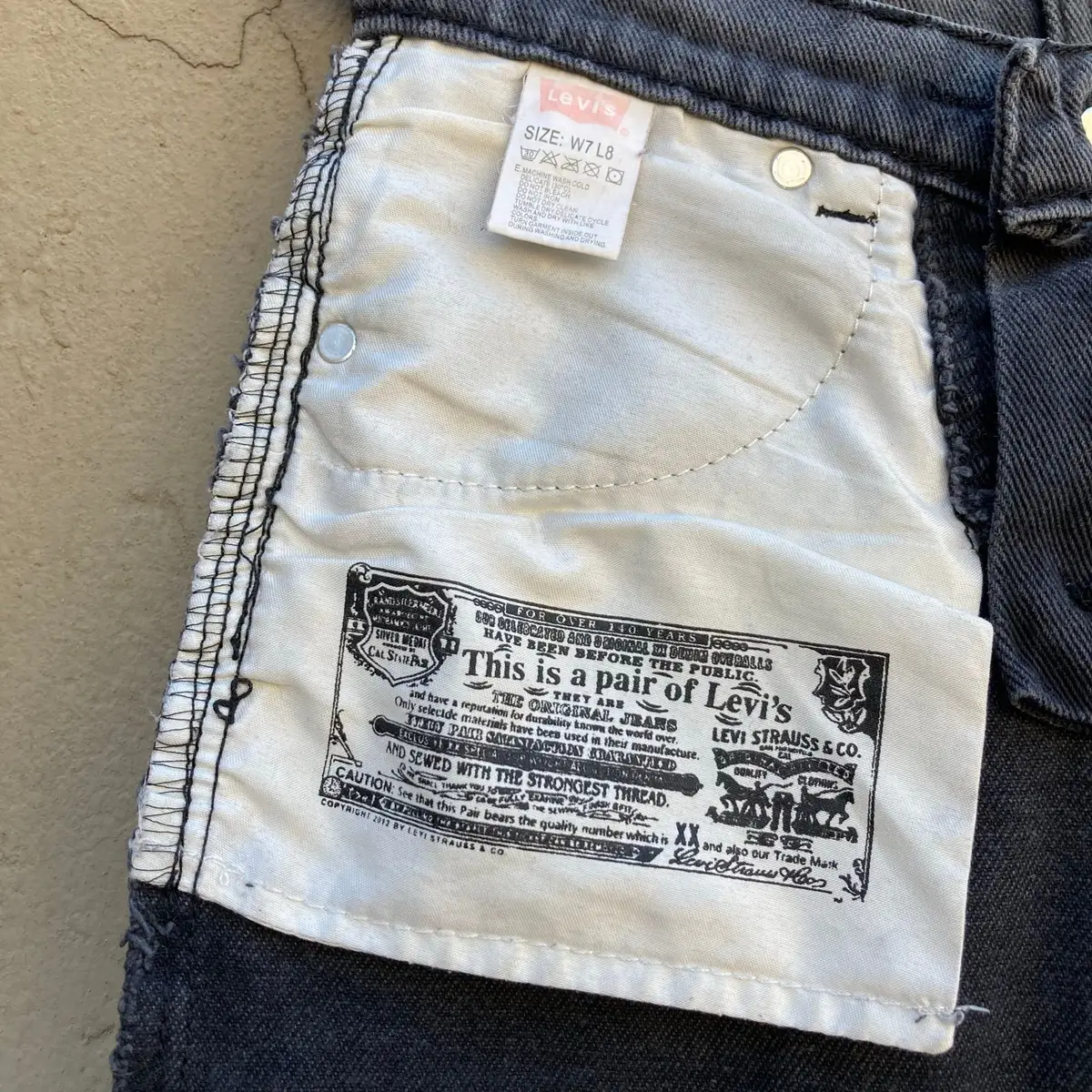Dark Wash Denim Jeans
