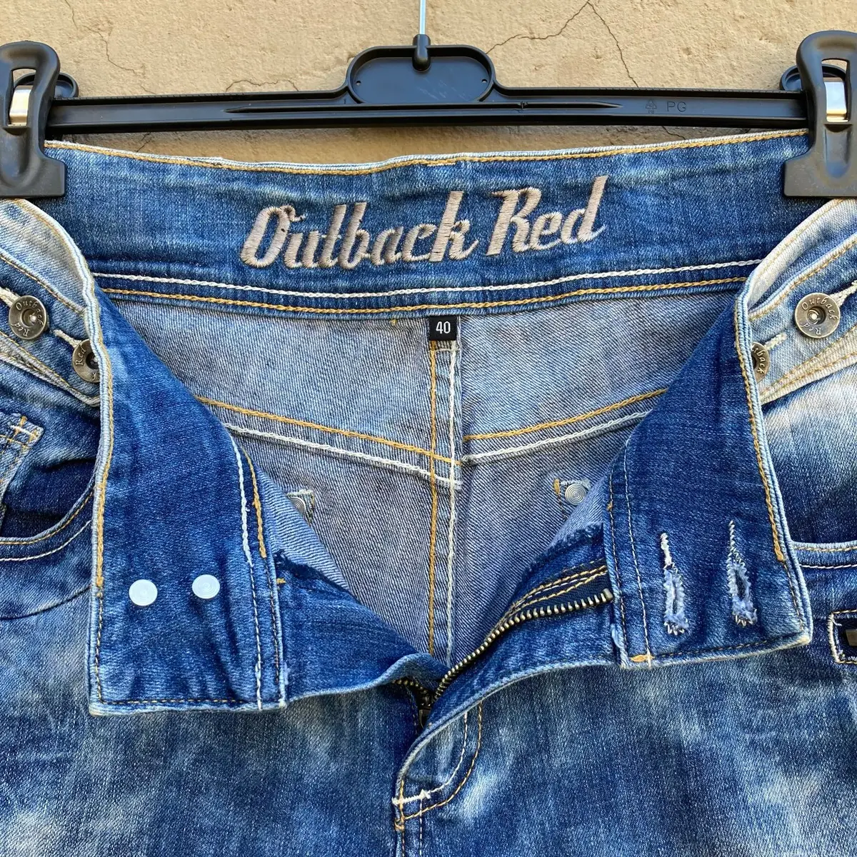 Outback Red by Truworths Acid-Wash Denim Shorts