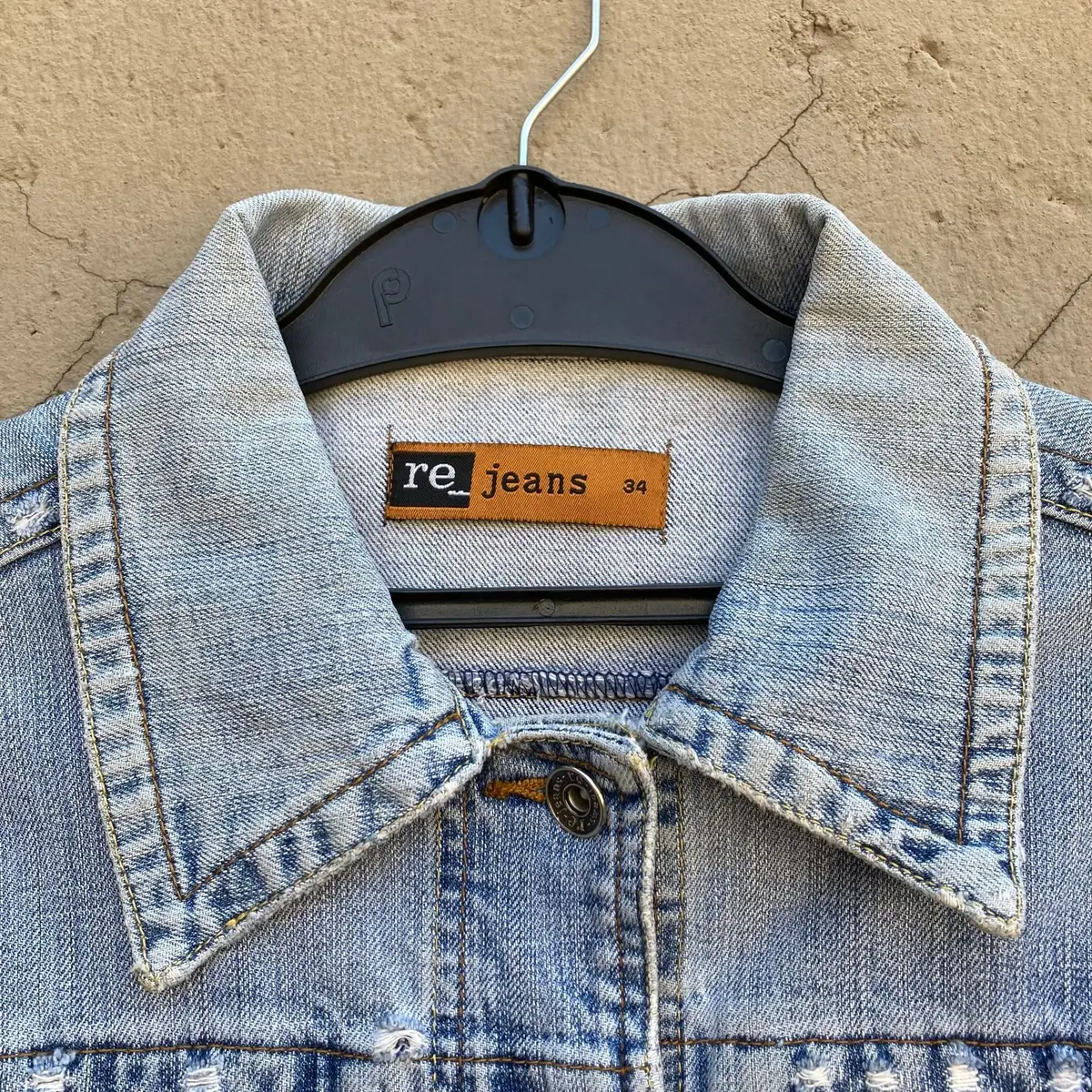 Woolworths Re Jeans Light Wash Denim Jacket Size 34