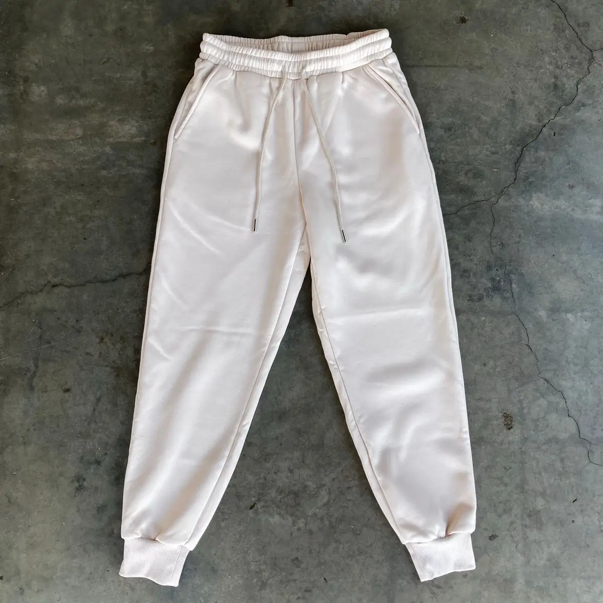 Cream Jogger Sweatpants