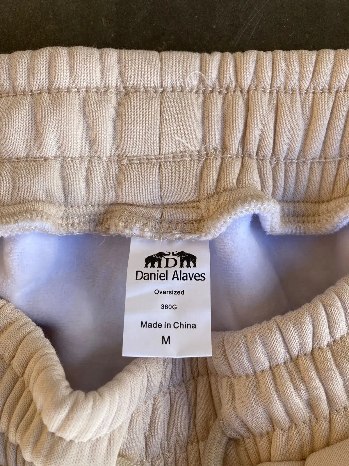 Cream Jogger Sweatpants