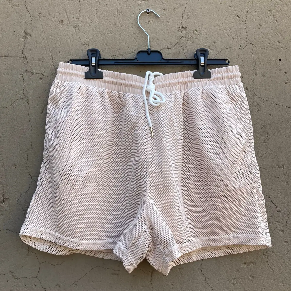 Shein Beige Mesh Shorts