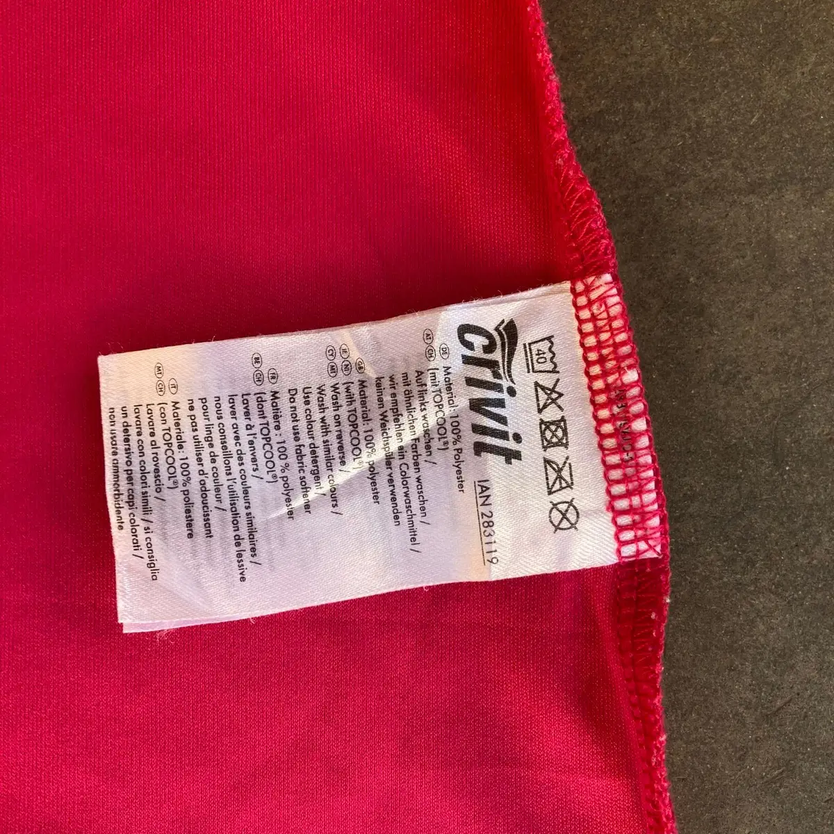 Crivit Pink Activewear Tank Top