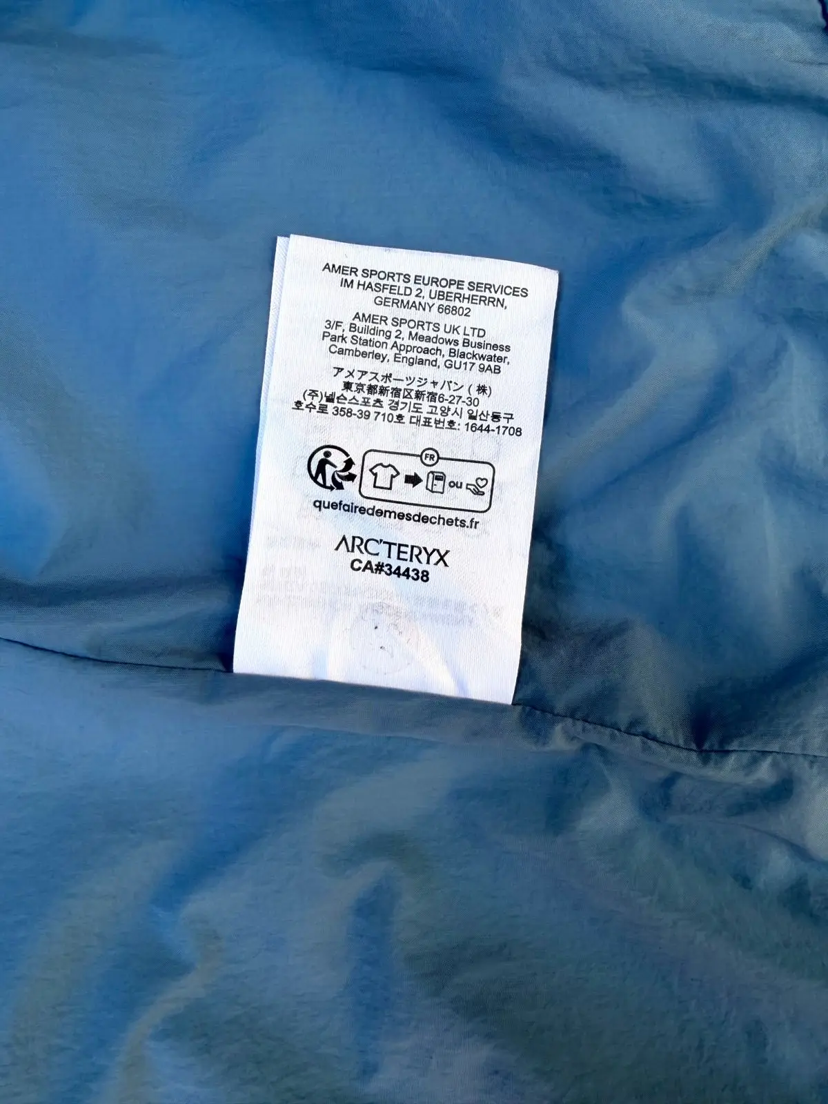 Arc'teryx Gore-Tex Infinium Blue Jacket