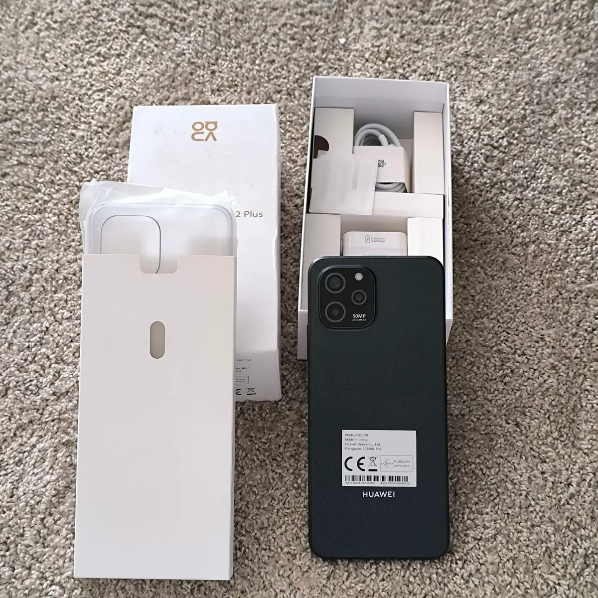 Huawei Nova Y62 Plus 128GB with Box and Charger