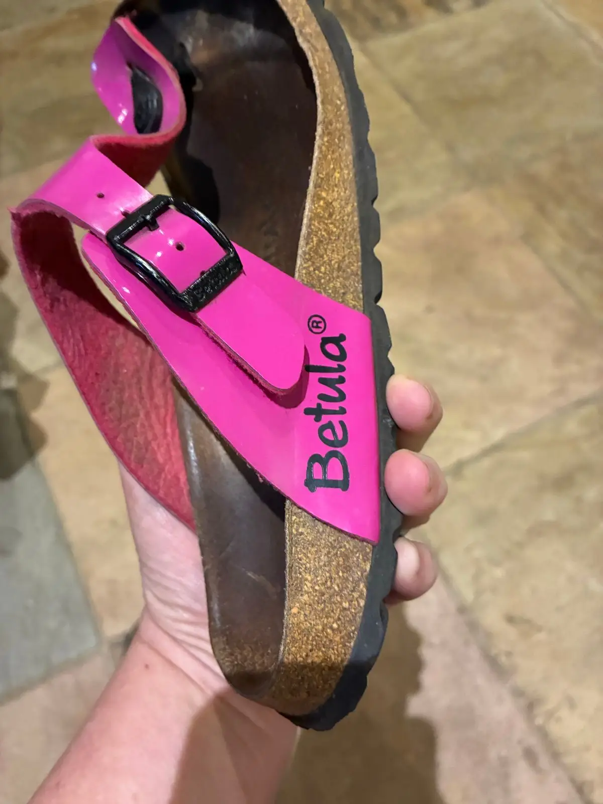 Betula Pink Thong Sandals