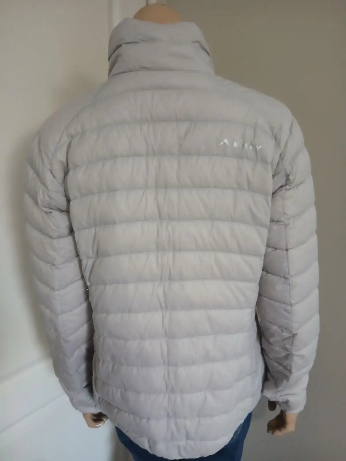 K-Way Light Grey Puffer Jacket