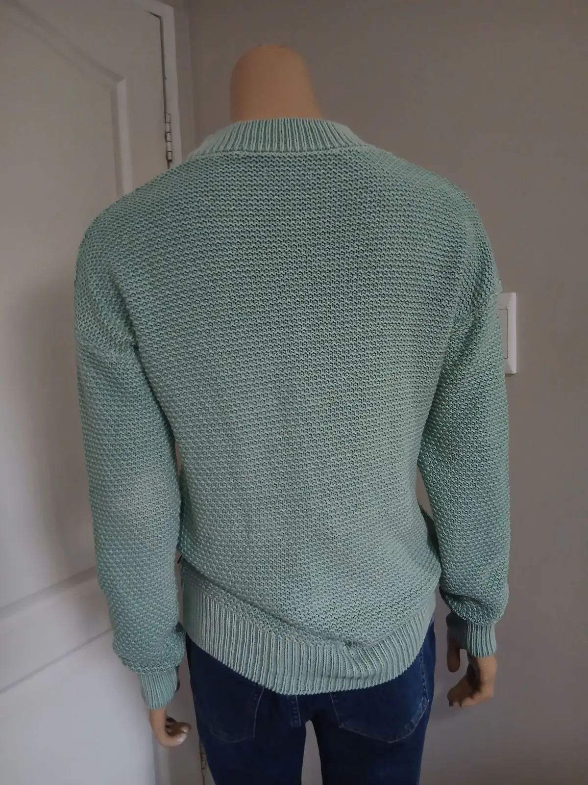 Old Khaki Green Knitted Sweater
