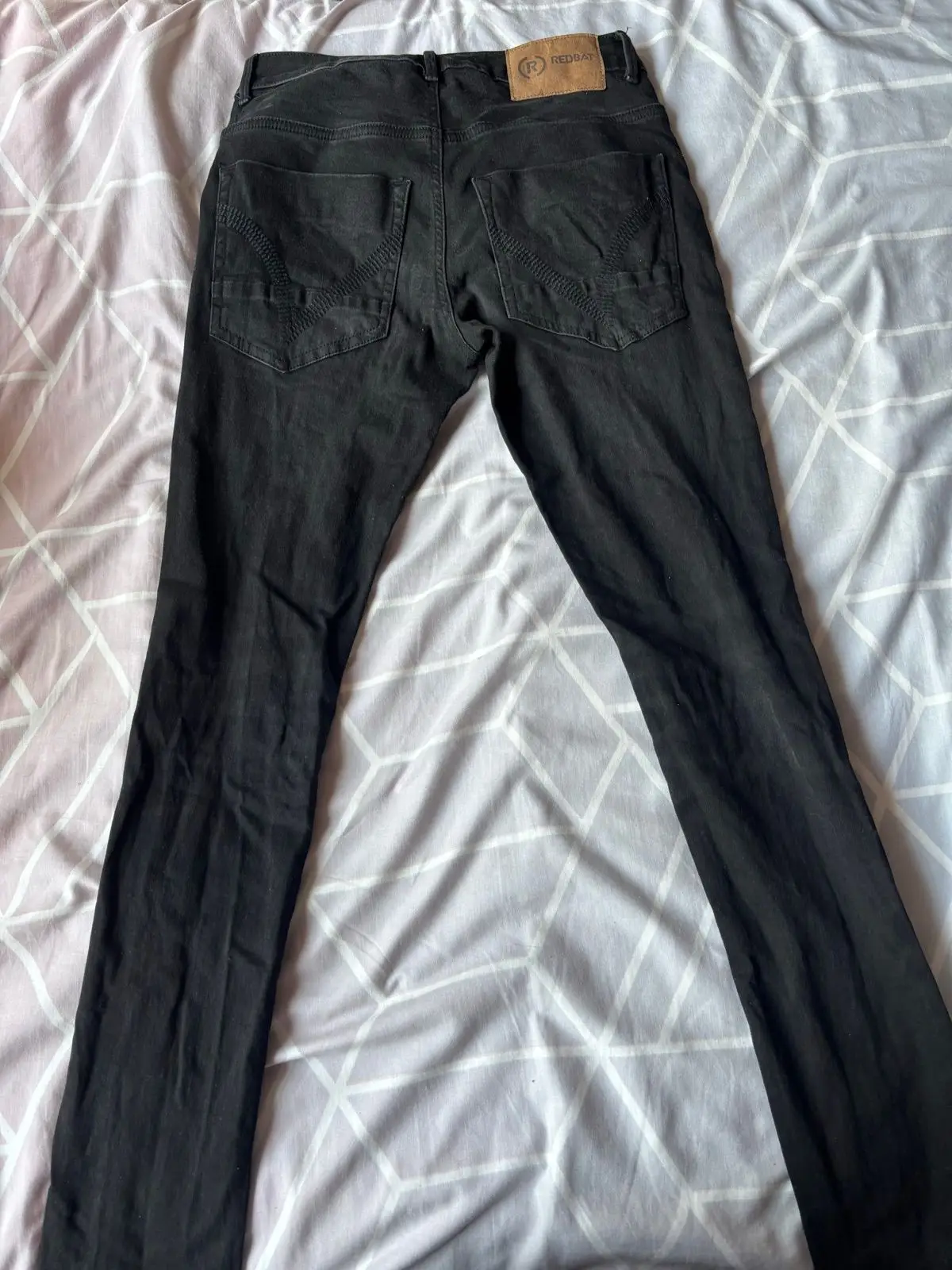 Redbat Black Skinny Jeans