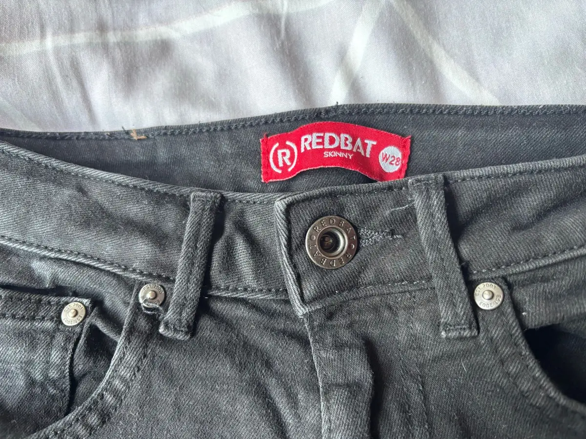Redbat Black Skinny Jeans