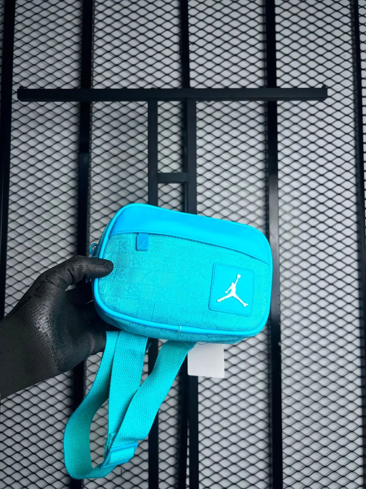Air Jordan Red and Black Cross-Body Bag