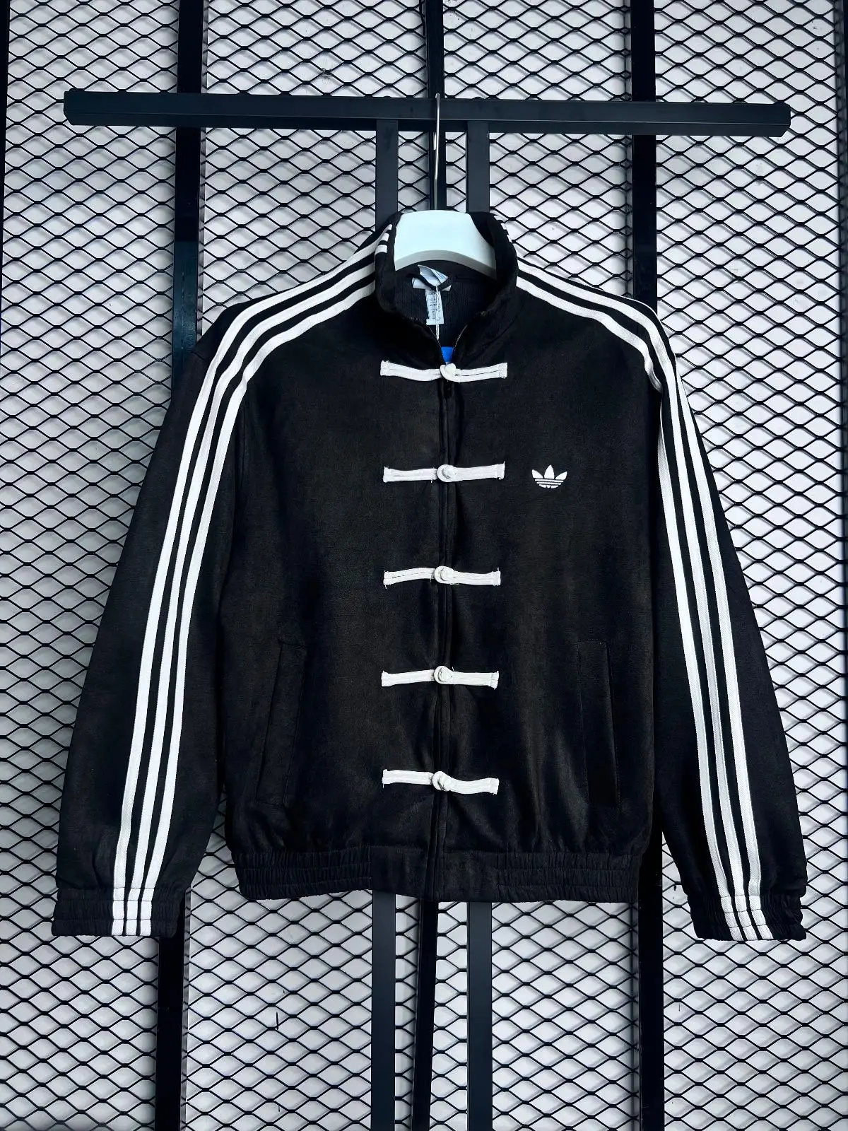Adidas Green Jacket with Frog Closures