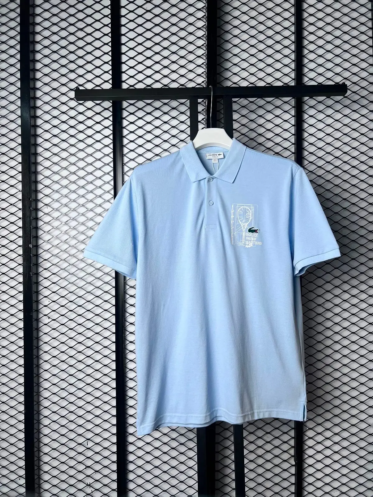 Lacoste Rolex Paris Masters Polo Shirt Blue