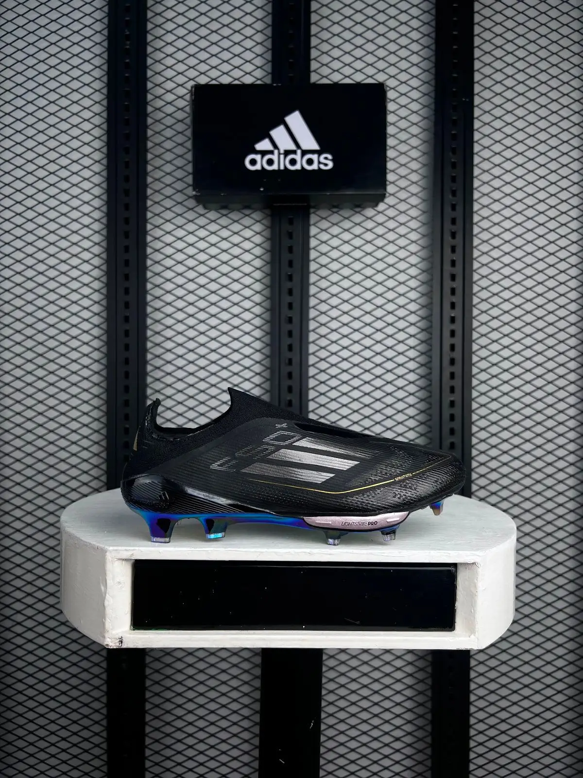 Adidas F50 Elite FG Football Boots White/Red/Blue
