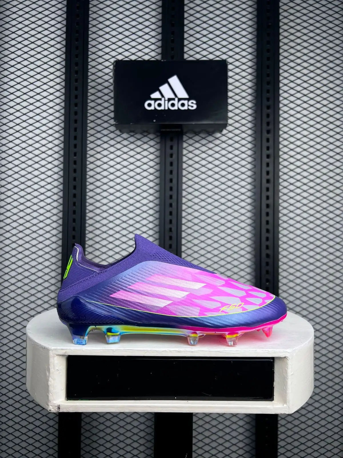 Adidas F50 Elite FG Football Boots White/Red/Blue