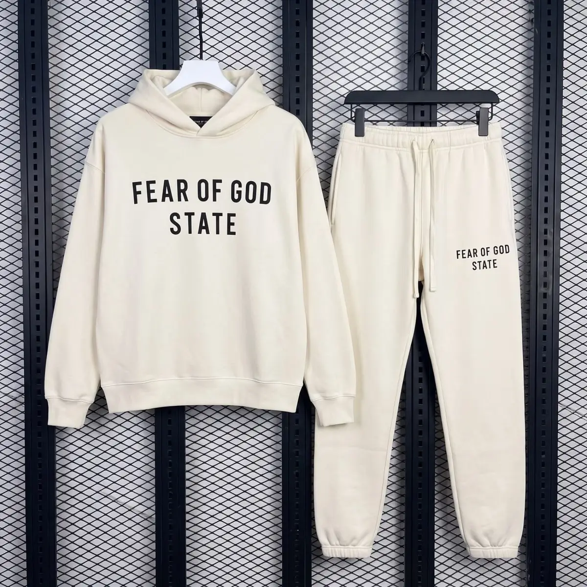 Fear of God State Cream Hoodie