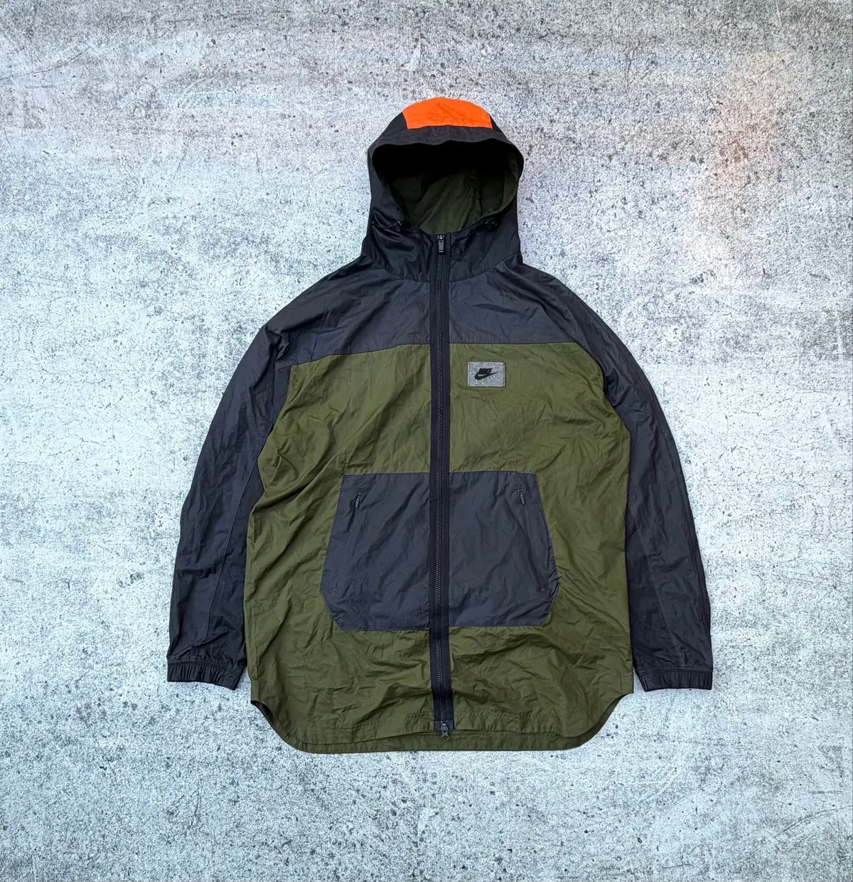 Nike Hooded Jacket Green Black