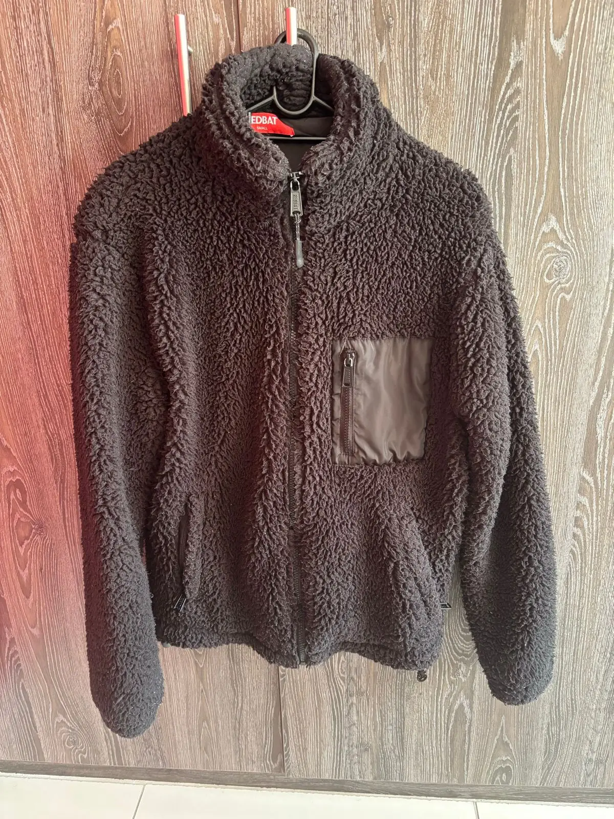 Redbat Black Sherpa Fleece Jacket