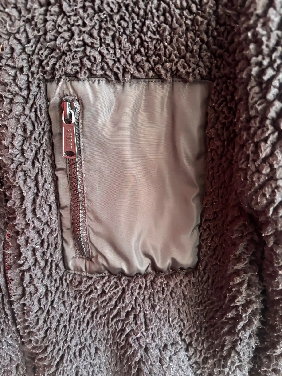 Redbat Black Sherpa Fleece Jacket