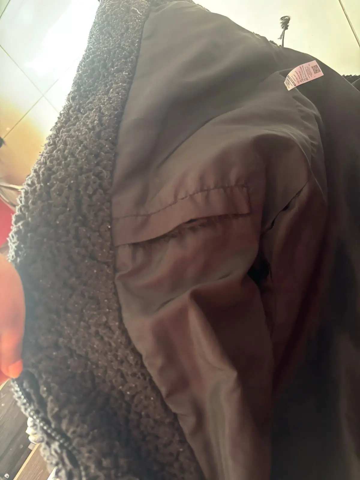 Redbat Black Sherpa Fleece Jacket