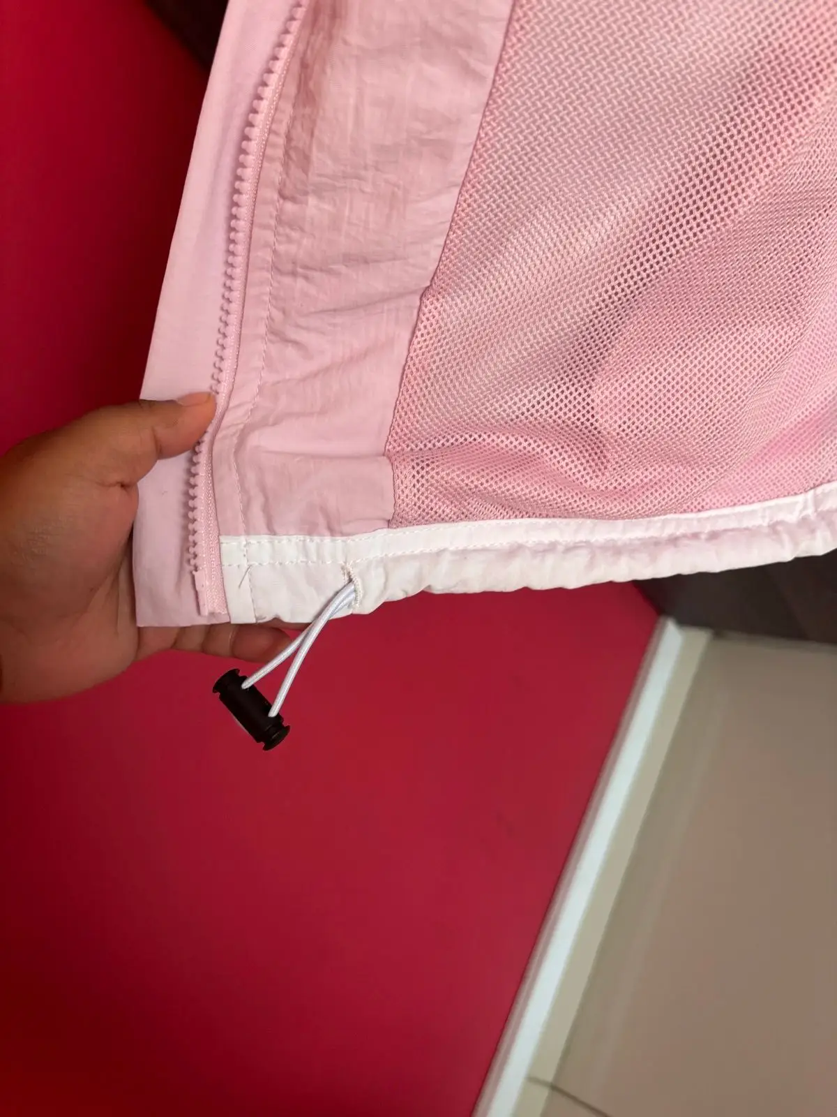 Redbat Pink Colorblock Windbreaker Jacket