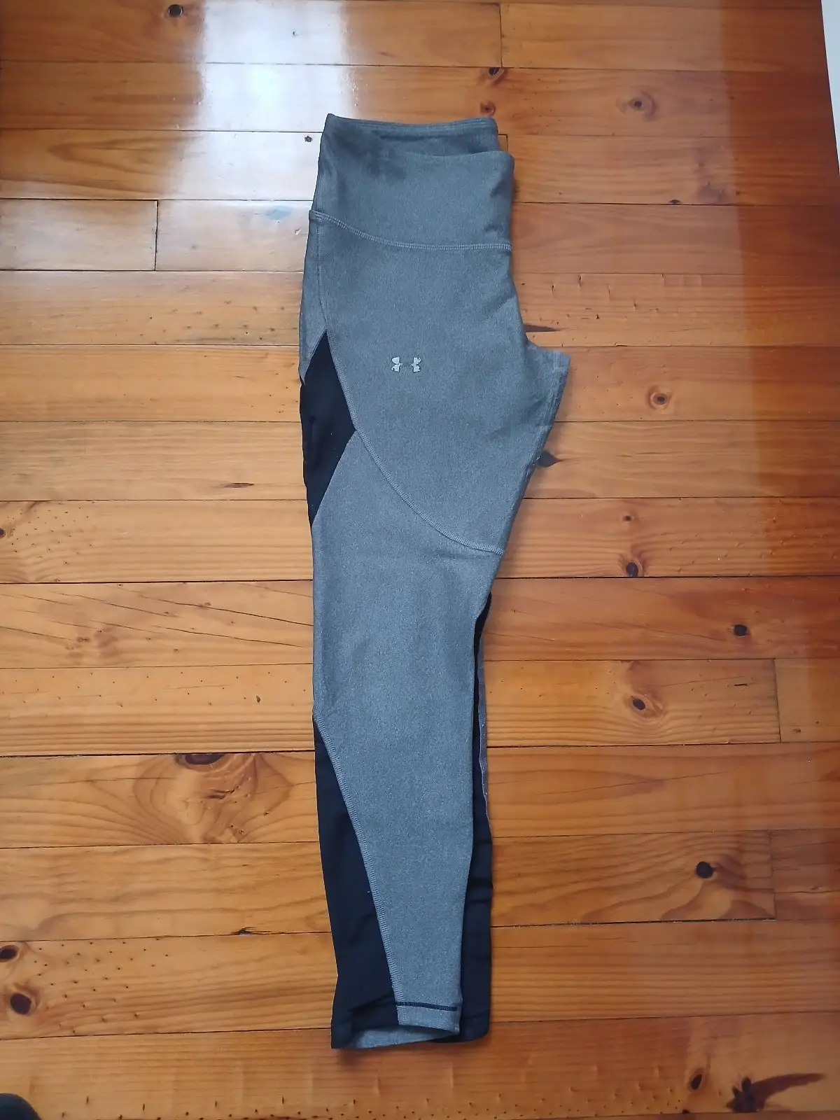 Under Armour Grey and Black Activewear Leggings