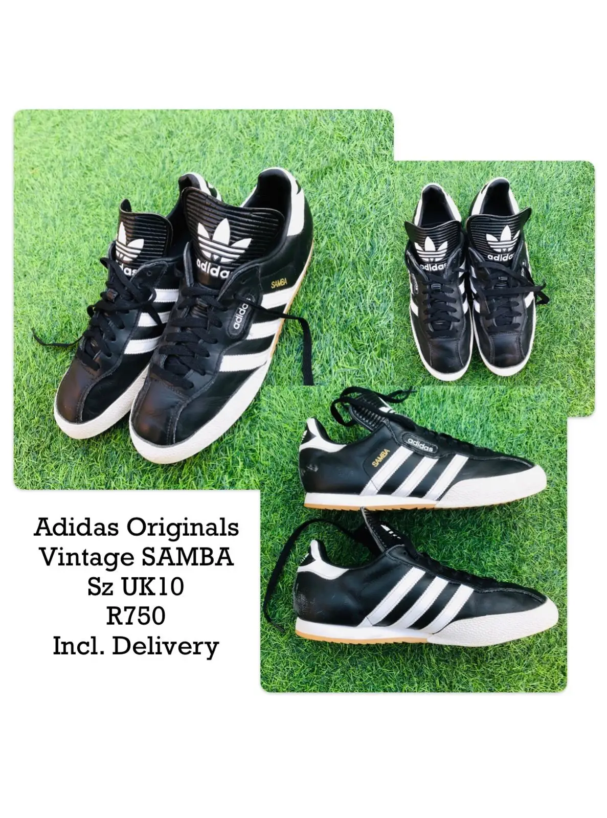 Adidas Samba Black White Sneakers