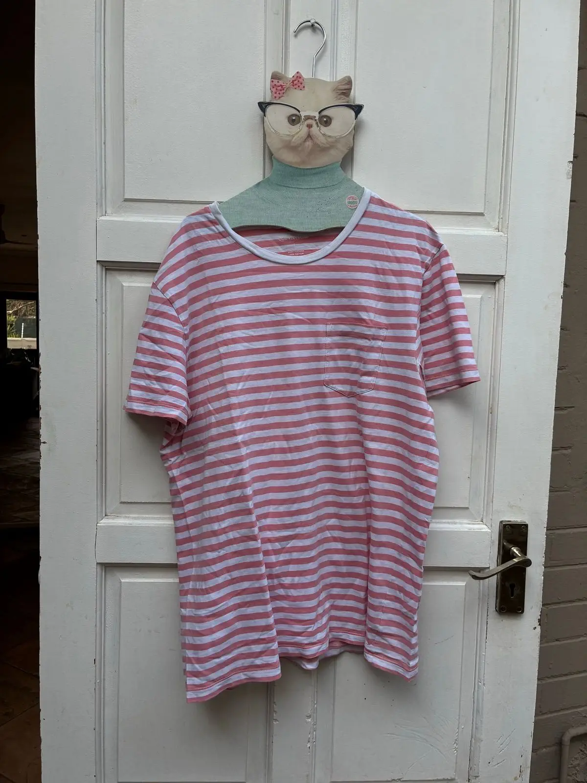 Country Road Pink Striped Pocket T-Shirt