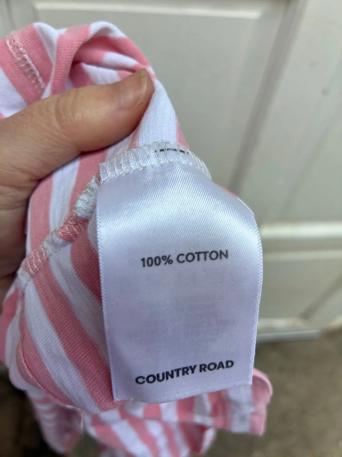 Country Road Pink Striped Pocket T-Shirt