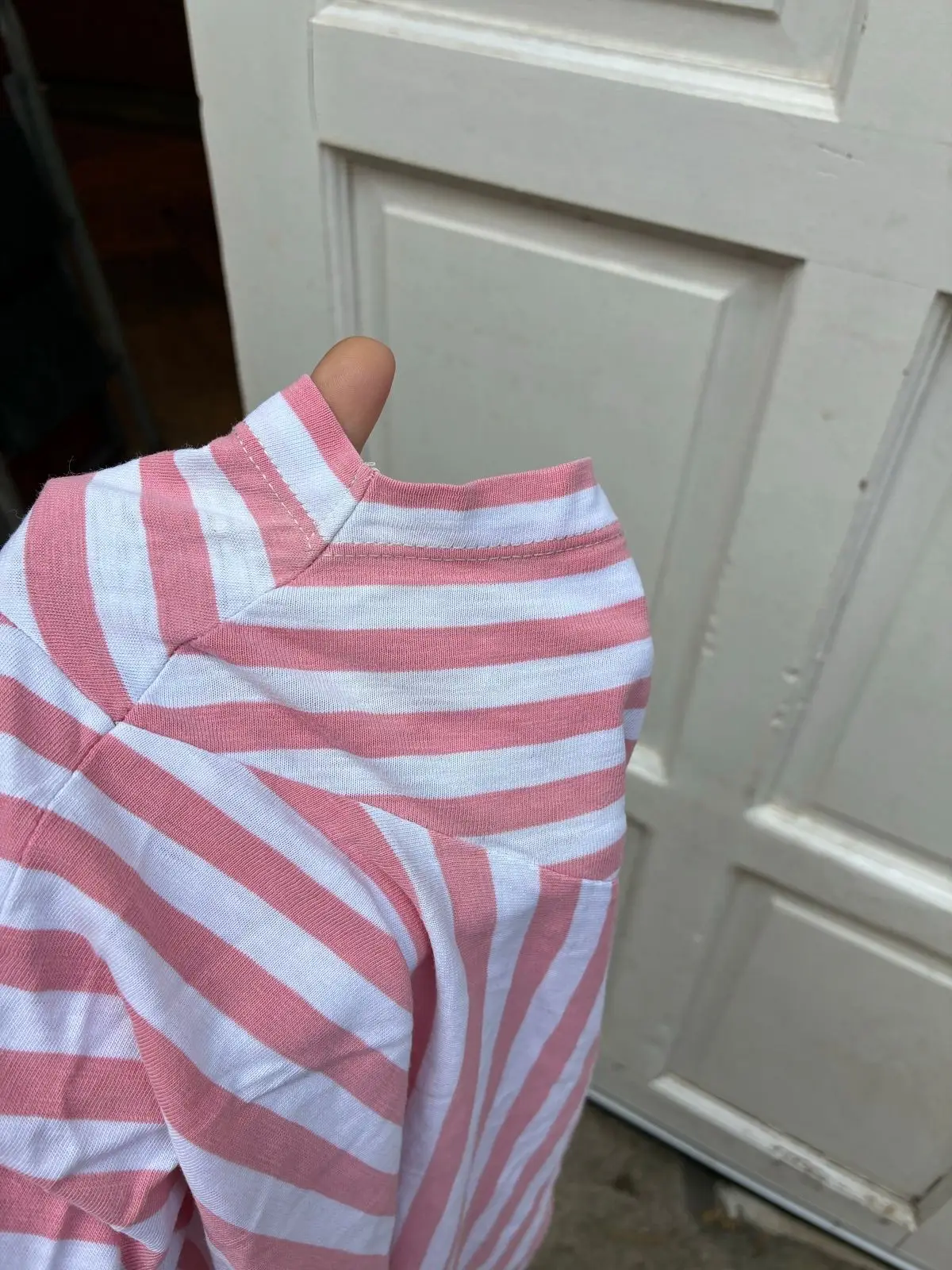 Country Road Pink Striped Pocket T-Shirt