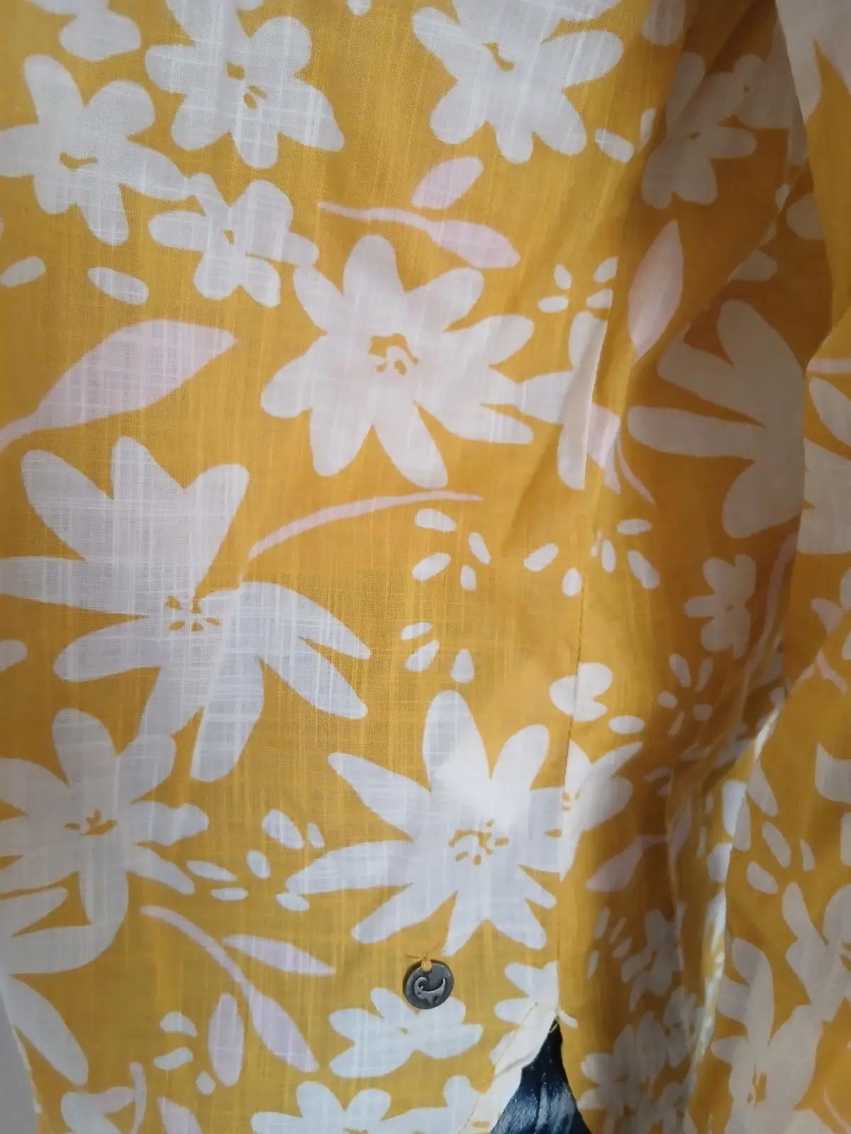Old Khaki Yellow Floral Long-Sleeve Shirt
