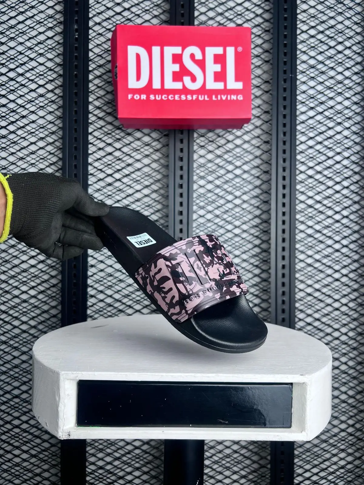 Diesel Branded Slides with Box