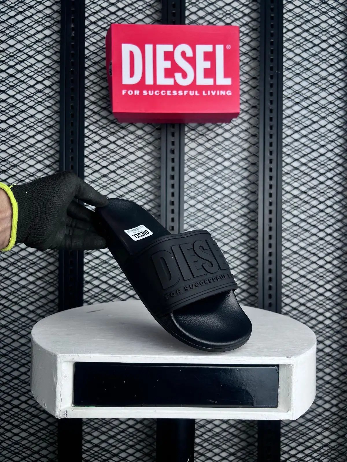 Diesel Branded Slides with Box