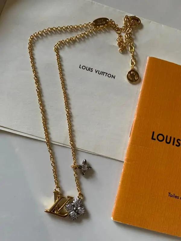 L.V necklace