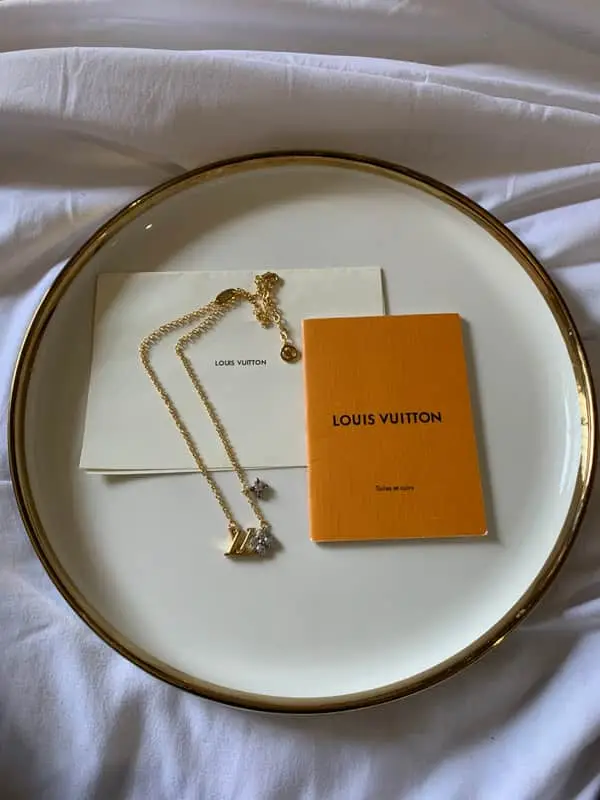 L.V necklace