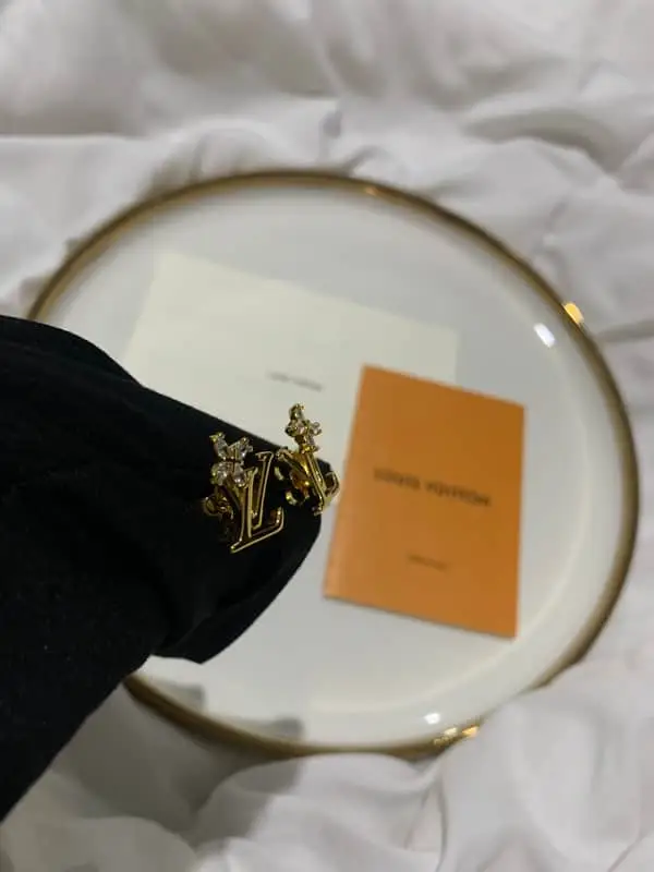 Louis Vuitton L.V earrings