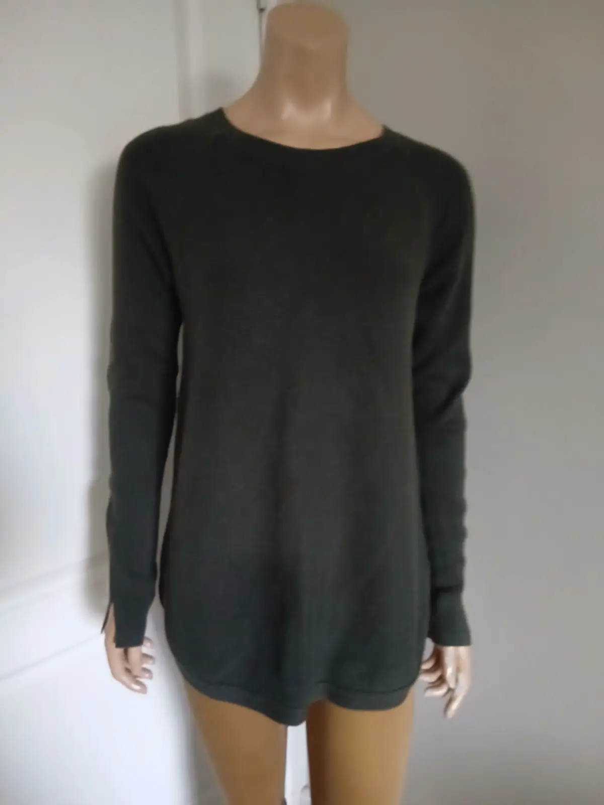 Witchery Dark Green Long Sleeve Top