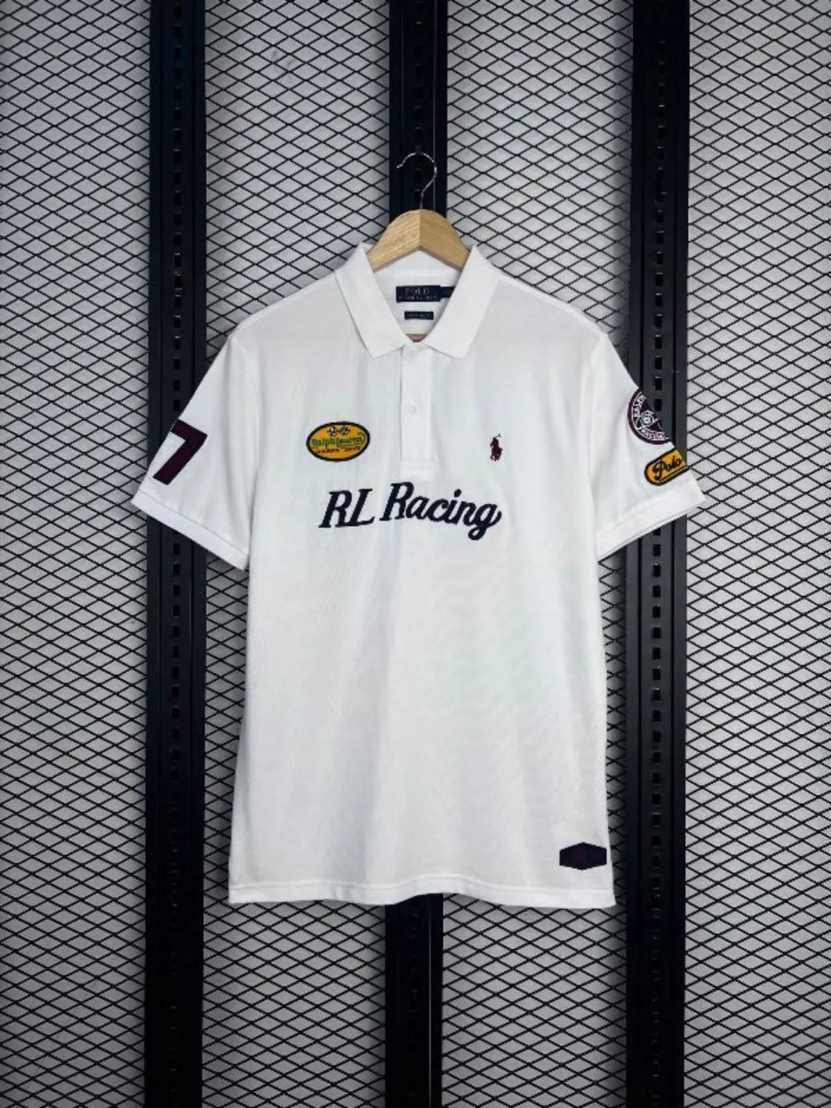 Ralph Lauren RL Racing White Polo Shirt