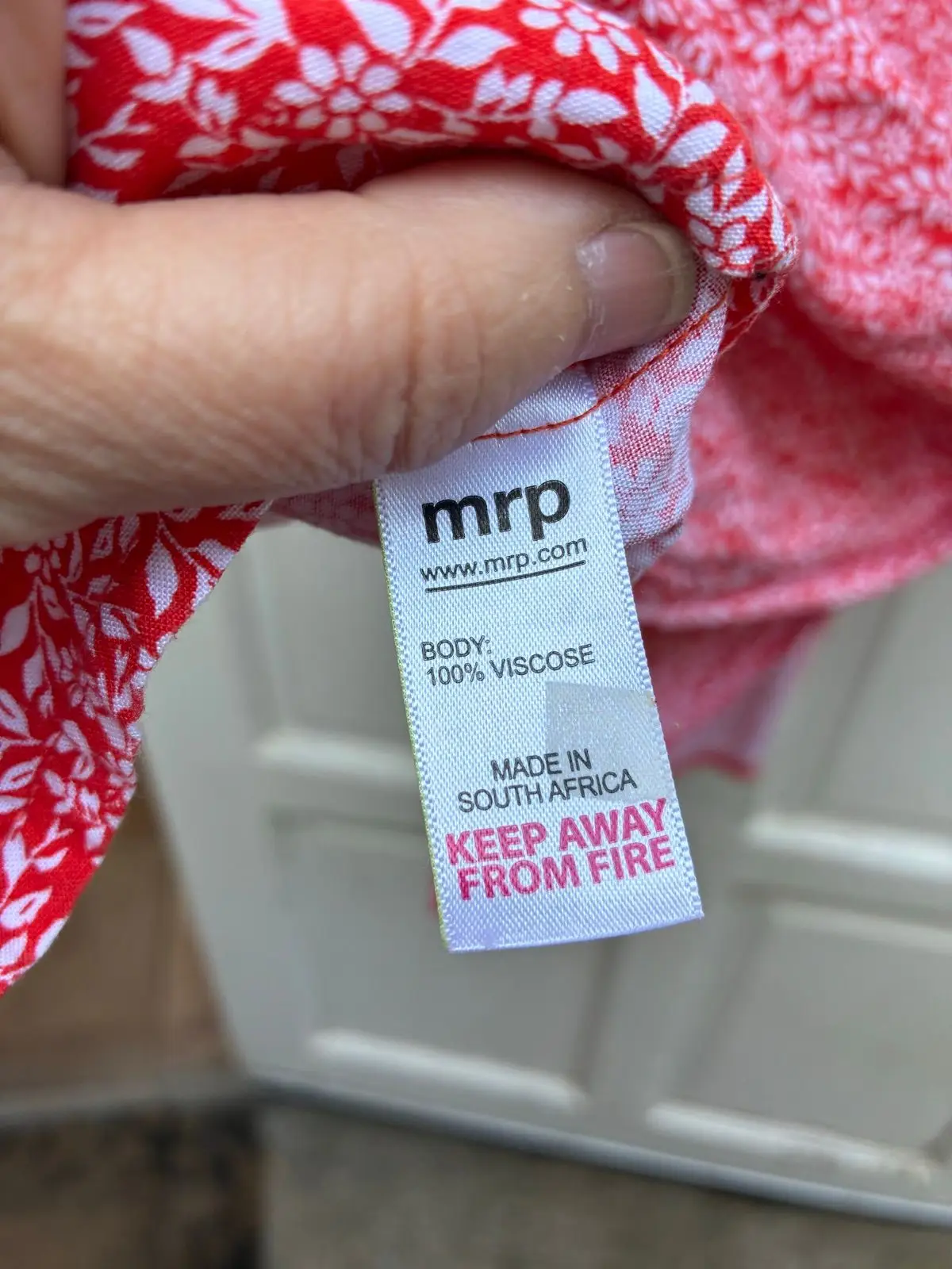 Mr Price Red Floral Print Skirt