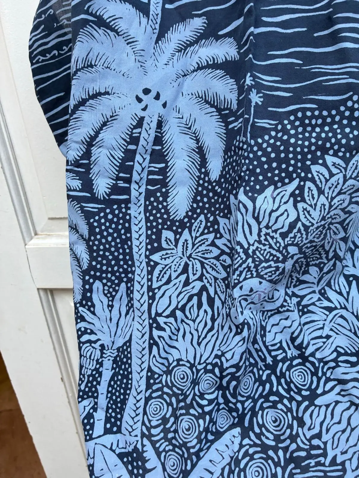 H&M Blue Tropical Print Camisole